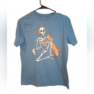 Wonder Nation, boys XL cool dude skater skeleton Tee